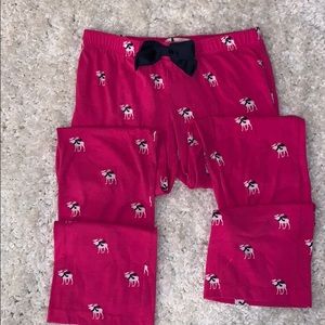 pink abercrombie pajama pants